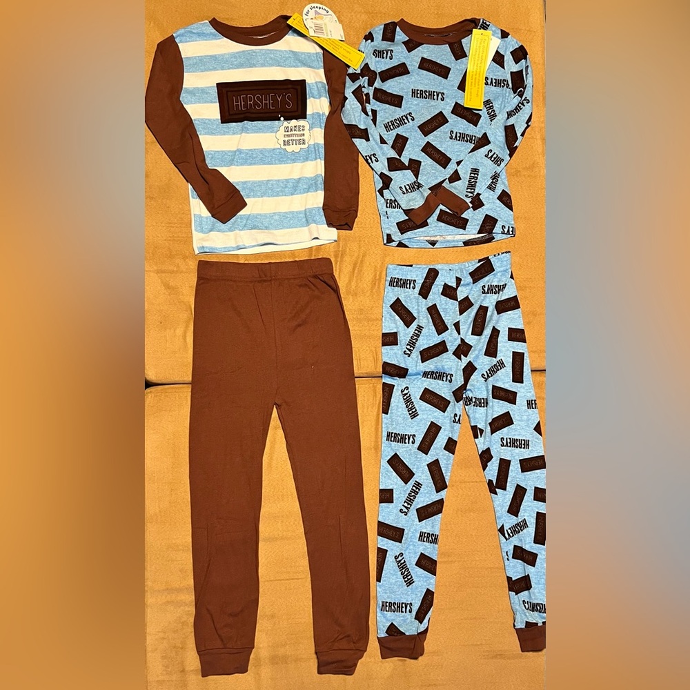 Hershey’s Pajamas! 2 Sets, Size 8, NWT